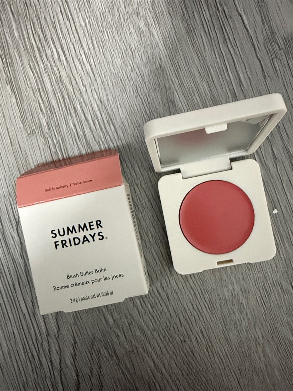 Summer Fridays Blush Butter Balm — Soft Strawberry